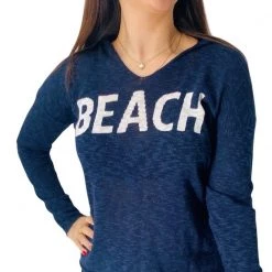 J Society The Beach Hoody In Navy Contemporary Clothing