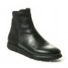 Vaneli The Bootie With Back Stretch Panel On Low Rubber Sole In Black Shoes