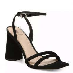 Sam Edelman The Square Toe High Heel Sandal In Black