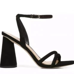 Sam Edelman The Square Toe High Heel Sandal In Black