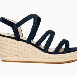 Pelle Moda The Elastic Strap Mid Espadrille Sandal Shoes