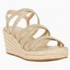 Pelle Moda The Elastic Strap Mid Espadrille Sandal Shoes