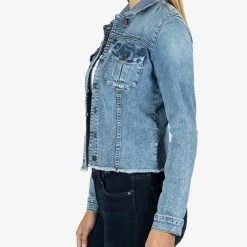 Kut From The Cloth The Raw Hem Jean Jacket In Standard