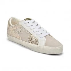 Vintage Havana The Snake Printed Star Lace Sneaker In Gold