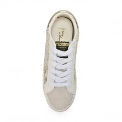 Vintage Havana The Snake Printed Star Lace Sneaker In Gold