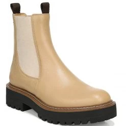 Sam Edelman The Lug Dual Gore Bootie With Tabs In Sesame