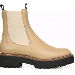 Sam Edelman The Lug Dual Gore Bootie With Tabs In Sesame