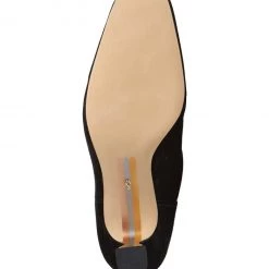 Sam Edelman Shoes The Mid Sabrina Heel Dual Gore Dress Bootie In Black