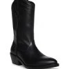 Steve Madden Shoes The Mid Cowboy Bootie In Black