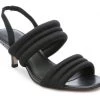 Sanctuary The Quilted Mid Heel Sandal N Black Shoes