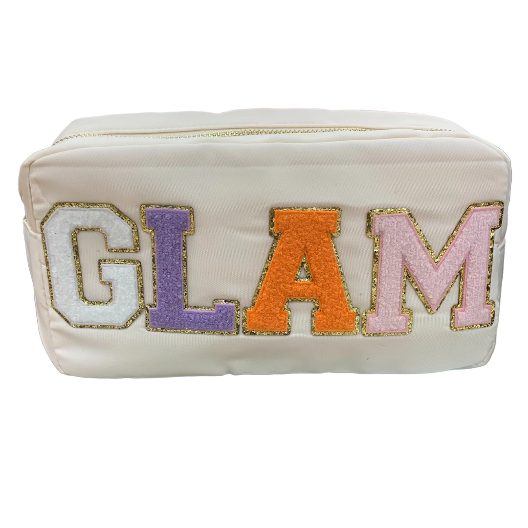 Magnolia Charms The Large "Glam" Pouch In Nude Accessories 1 Magnolia Charms The Large "Glam" Pouch In Nude Accessories