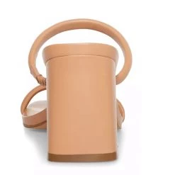 Steve Madden The Mid Heel Two Band Slide In Tan 6 Steve Madden The Mid Heel Two Band Slide In Tan