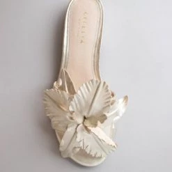 Cecelia The Flower Slide In Gold 5 Cecelia The Flower Slide In Gold