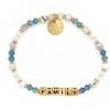 Little Words Accessories The Family Bracelet In Gold Letters