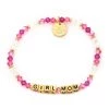 Little Words Accessories The Girl Mom Bracelet In Gold Letters