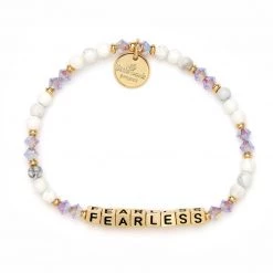 Little Words The Fearless Bracelet In Gold Letters Accessories