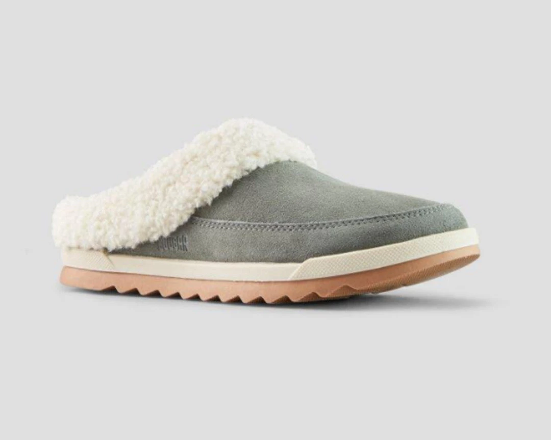 Cougar The Waterproof Pile Lined Rubber Sole Mule In Moss Shoes 1 Cougar The Waterproof Pile Lined Rubber Sole Mule In Moss Shoes