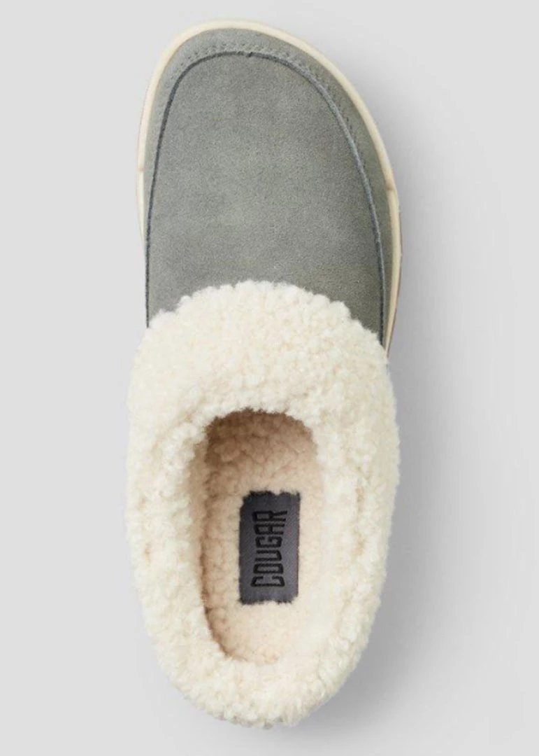 Cougar The Waterproof Pile Lined Rubber Sole Mule In Moss Shoes 3 Cougar The Waterproof Pile Lined Rubber Sole Mule In Moss Shoes