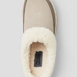 Cougar The Waterproof Pile Lined Rubber Sole Mule In Mushroom Shoes