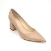 Marc Fisher The Block Heel Pointed Pump In Light Natural Pumps