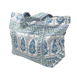Bell The Medium Beach Bag In Green Blue