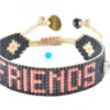 Mishky The Beaded FRIENDS Bracelet In Metallic Blue Accessories