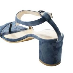 Vaneli Shoes The T-Strap Sandal In Navy