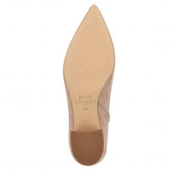 Marc Fisher Shoes The Mid Block Heel Boot In Dune