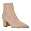 Marc Fisher Shoes The Mid Block Heel Boot In Dune