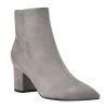 Marc Fisher The Mid Block Heel Boot In Grey Shoes