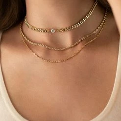 Electric Picks Accessories The Flawless Necklace In Gold