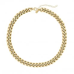 Electric Picks The Small Harden Link Necklace In Gold