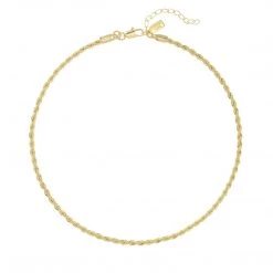 Electric Picks The Small Harper 4MM Necklace In Gold
