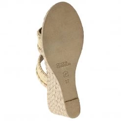 Andre Assous Shoes The Raffia 2 Band Espadrille In Sand