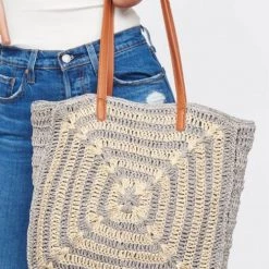 Urban Expressions The Palmyra Tote In Grey Multi Handbags