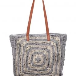Urban Expressions The Palmyra Tote In Grey Multi Handbags