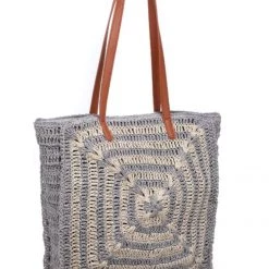 Urban Expressions The Palmyra Tote In Grey Multi Handbags 6 Urban Expressions The Palmyra Tote In Grey Multi Handbags