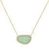 Kamaria The Pebble Opal Necklace In Green Accessories