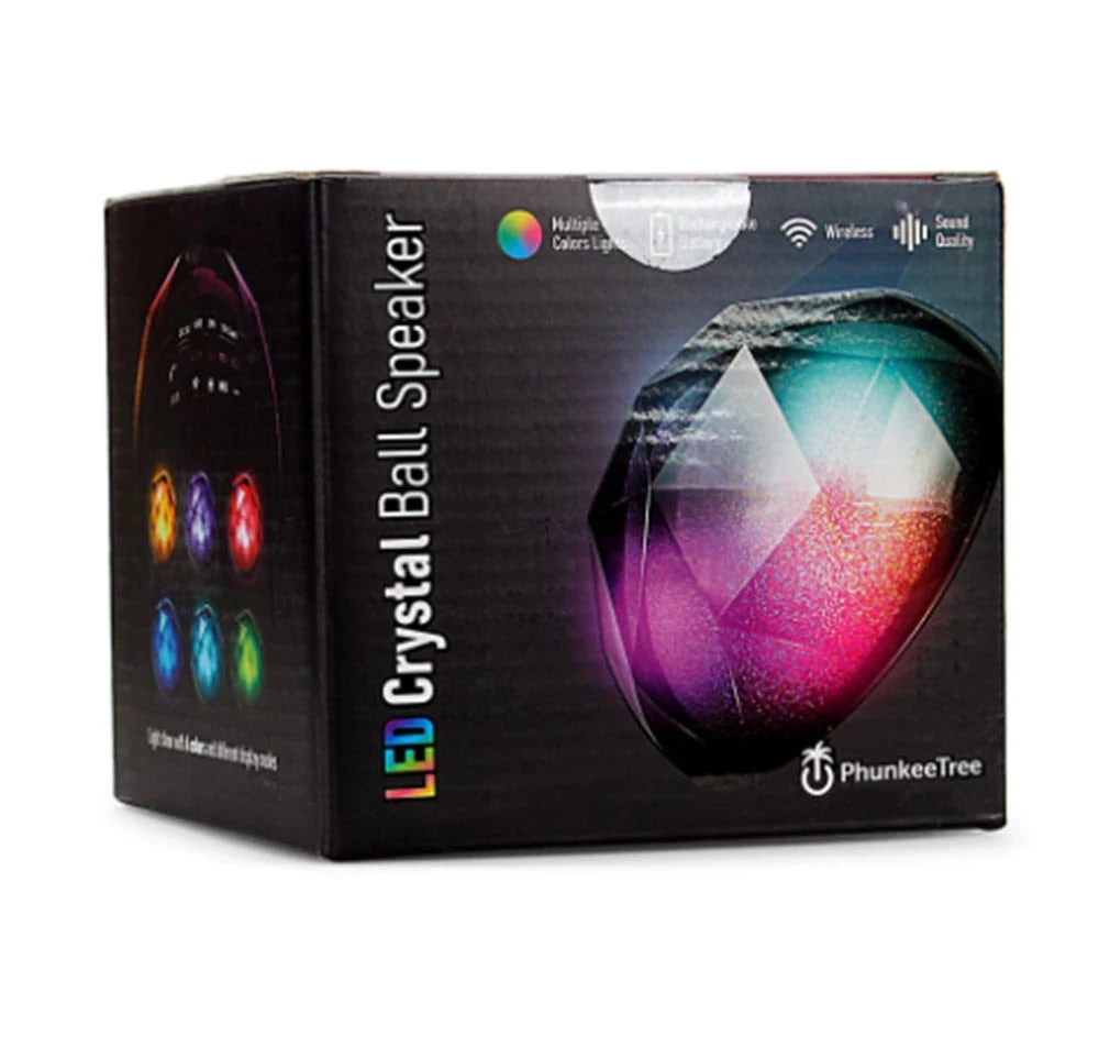 Phunkee Tree The Crystal Ball Speaker In Multi Colors 3 Phunkee Tree The Crystal Ball Speaker In Multi Colors