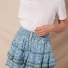 Poupette ST Barth The Culotte Skirt In Blue Lemon