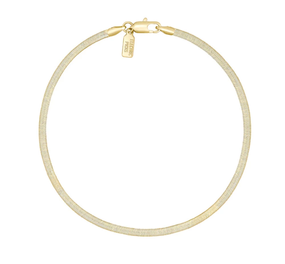 Electric Picks The Python Anklet In Gold Accessories 1 Electric Picks The Python Anklet In Gold Accessories