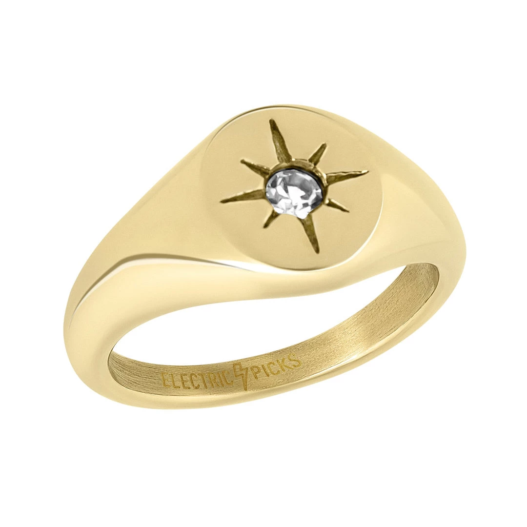 Electric Picks The Cinema Ring In Gold 1 Electric Picks The Cinema Ring In Gold