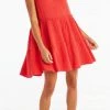 Red Haute The Tiered Dress In Watermelon