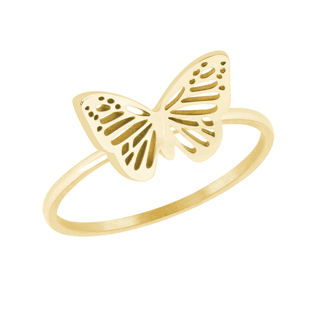 Electric Picks The Fly Away Ring In Gold 1 Electric Picks The Fly Away Ring In Gold