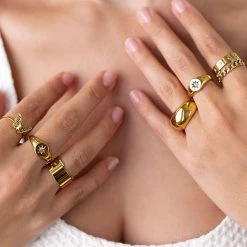 Electric Picks The Cinema Ring In Gold 3 Electric Picks The Cinema Ring In Gold