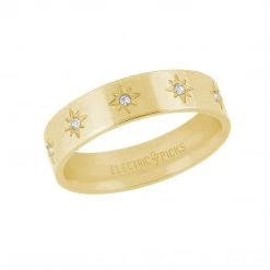 Electric Picks Accessories The Starry Eyed Ring In Gold