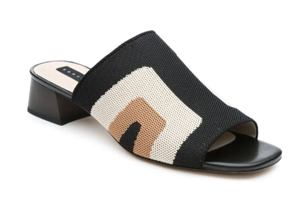 Sanctuary The Mid Heel Stretch Slide In Black Milk 1 Sanctuary The Mid Heel Stretch Slide In Black Milk