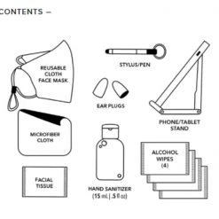 Pinch The Safe Trip Kit In Lilac Accessories