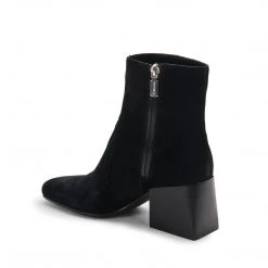 Blondo The Mid Stack Heel Square Toe Bootie In Black Shoes 6 Blondo The Mid Stack Heel Square Toe Bootie In Black Shoes