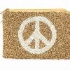 Tiana Designs The Beaded Peace Pouch In Gold Accessories